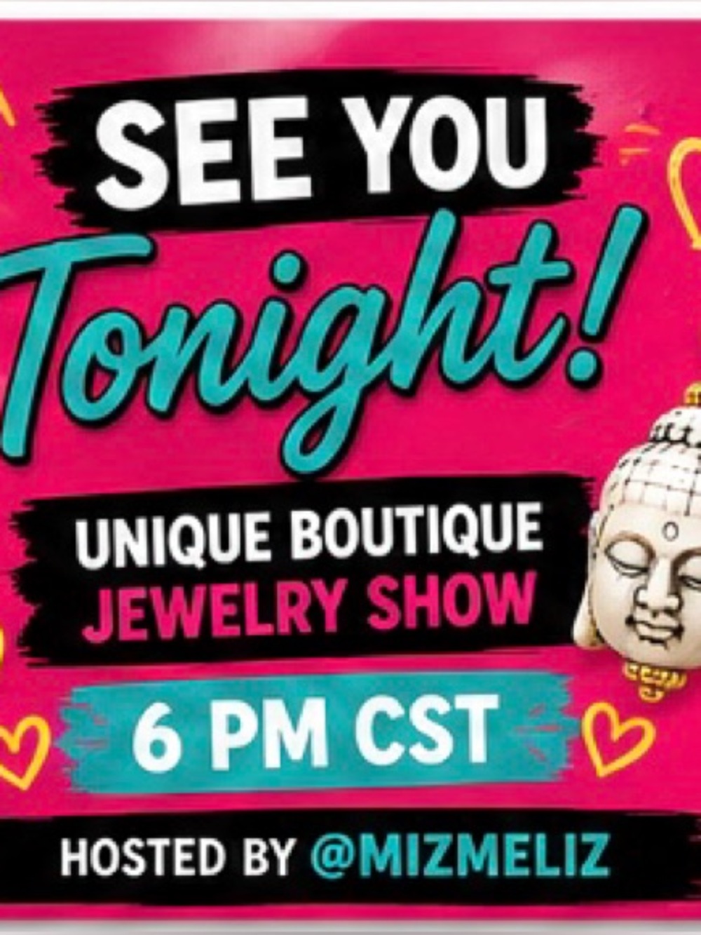 Unique Boutique Jewelry Sale SHARE SHOW and GIVIES! Thursday 6 PM CST. IYKYK!